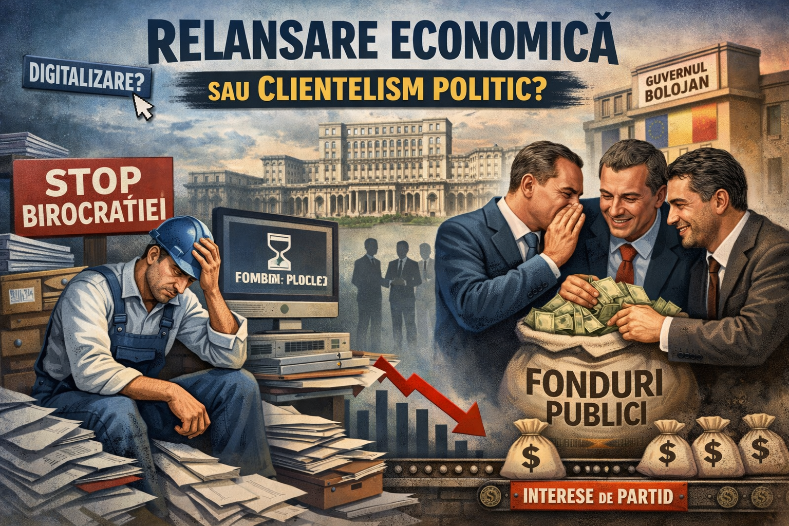 „Relansare” sau redistribuire politică? Despre pachetul economic al Guvernului Bolojan
