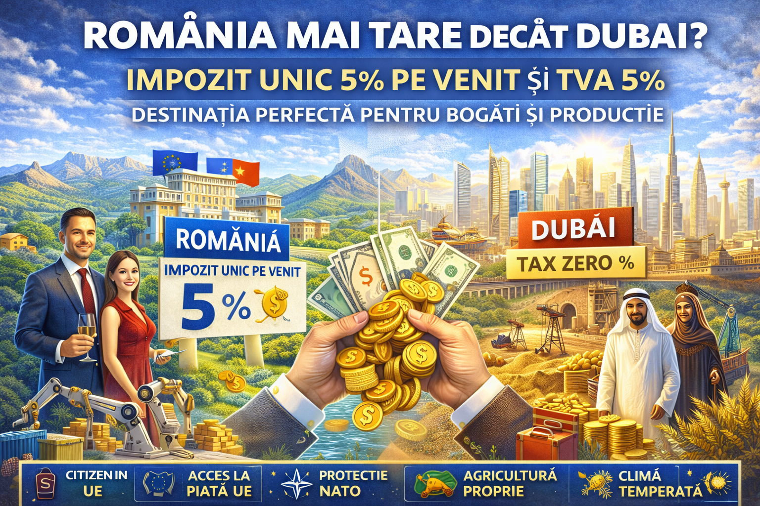România mai tare decât Dubai