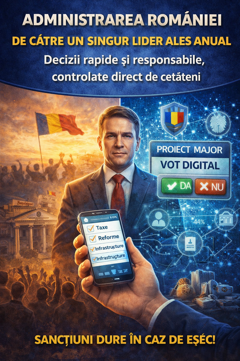Administrarea României de către un singur lider ales anual