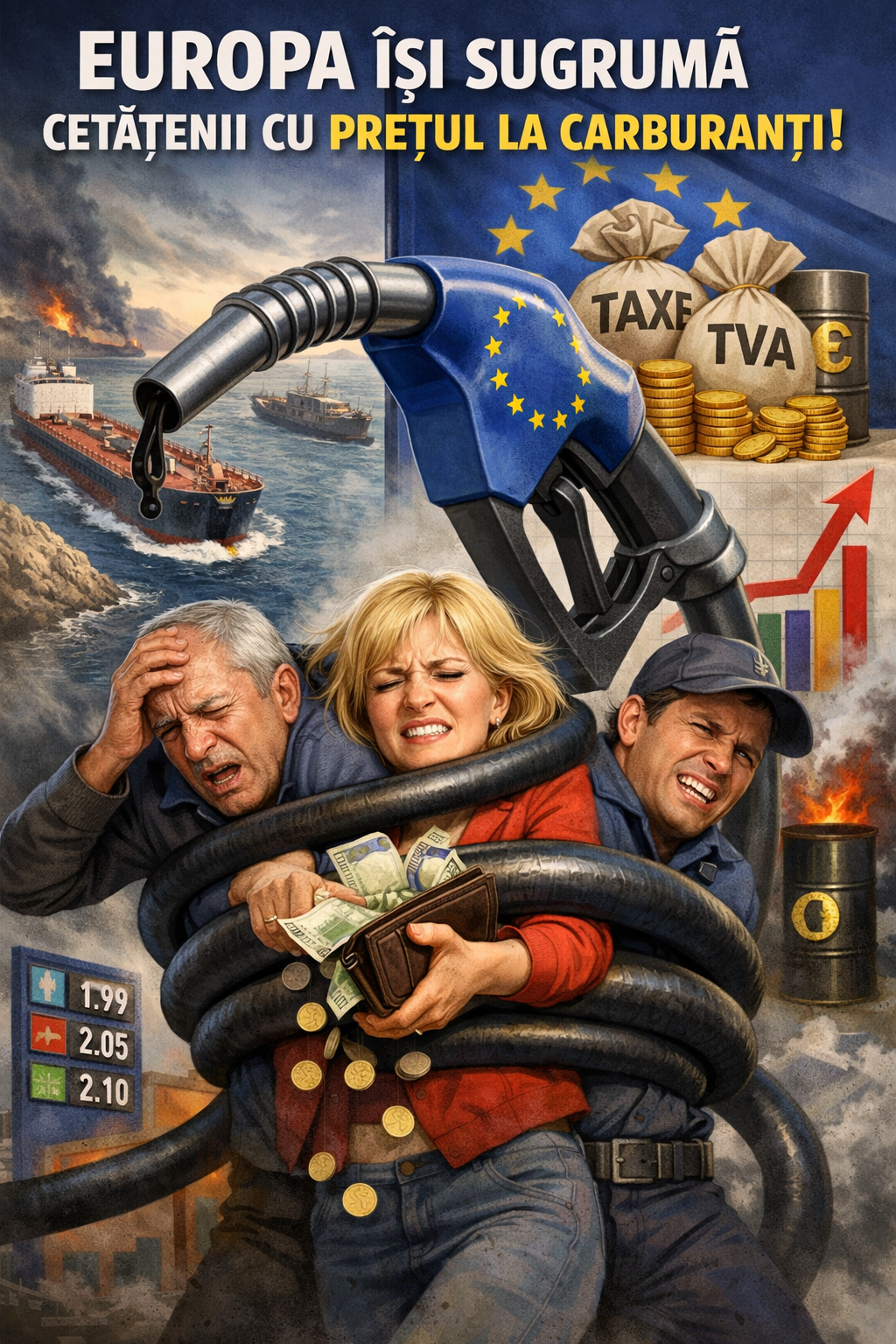 Europa își sugrumă cetățenii prin prețul carburantului? O critică asupra politicilor fiscale și energetice