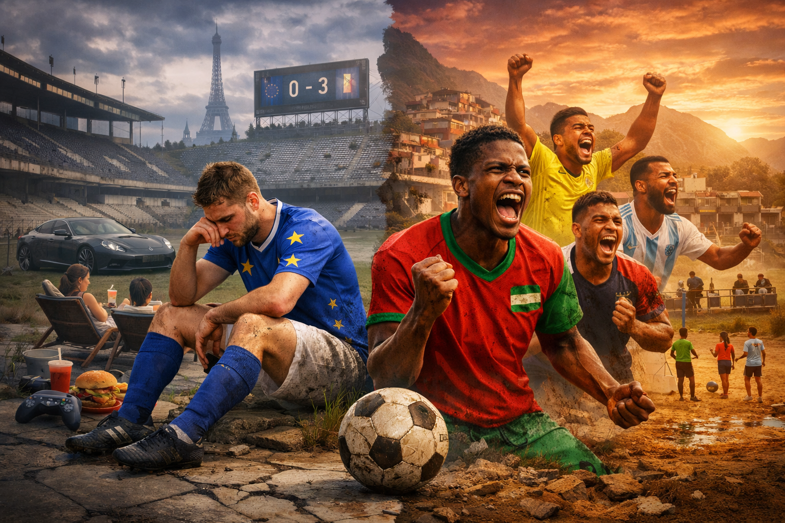 Fotbalul european rămâne în urmă. Sportul, oglinda societăţii