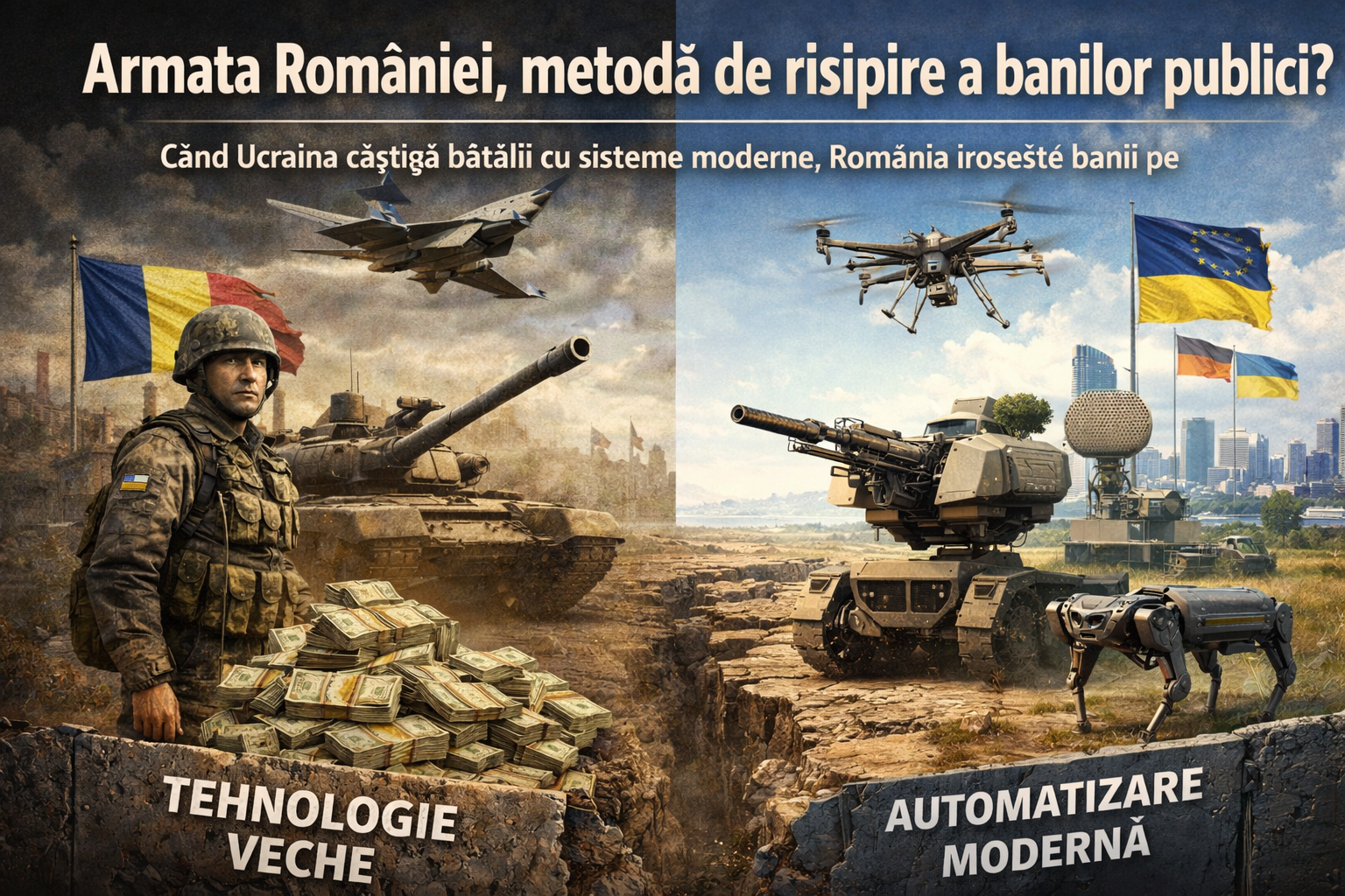 Armata României între trecut și viitor: cheltuieli mari, rezultate discutabile